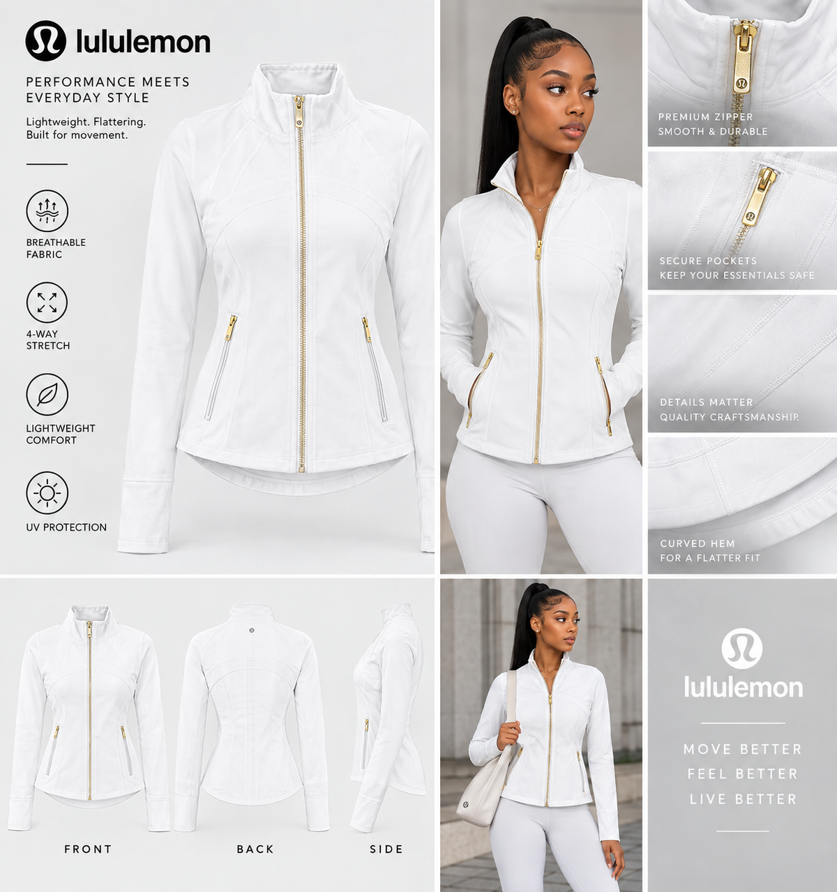 White lulu set  [ size 4]
