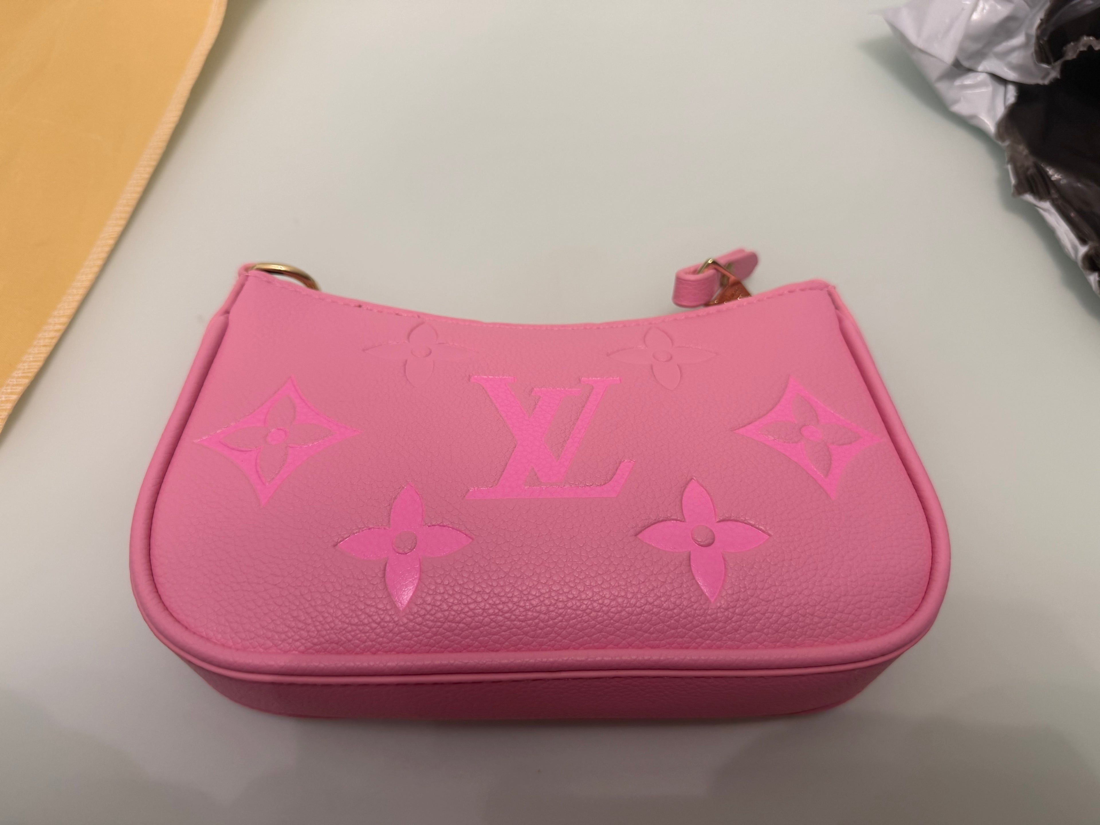 Pink V Hand Bag